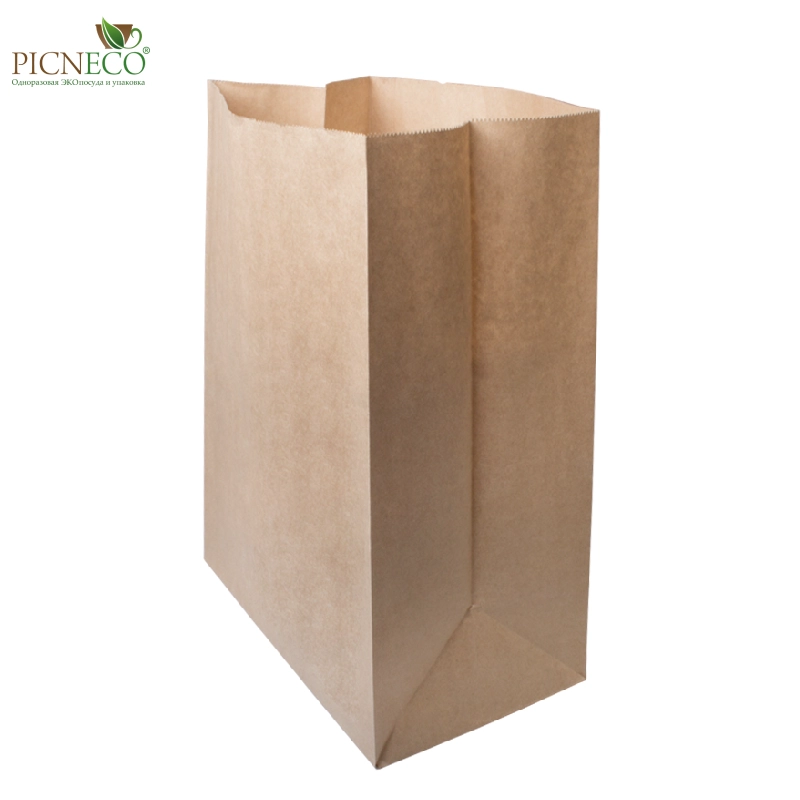 товар Крафт пакет с прямоугольным дном, 260*150*340 мм, 70 г/м KPD026